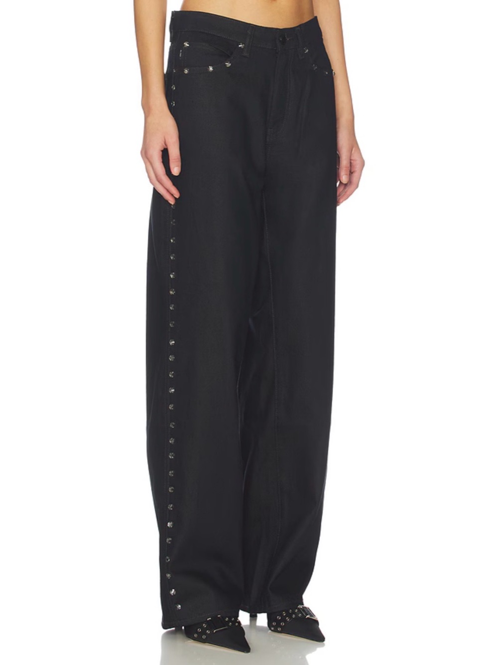 DL1961 Kaylen High Rise Soft Curve Jeans in Eternity Embellished 28
